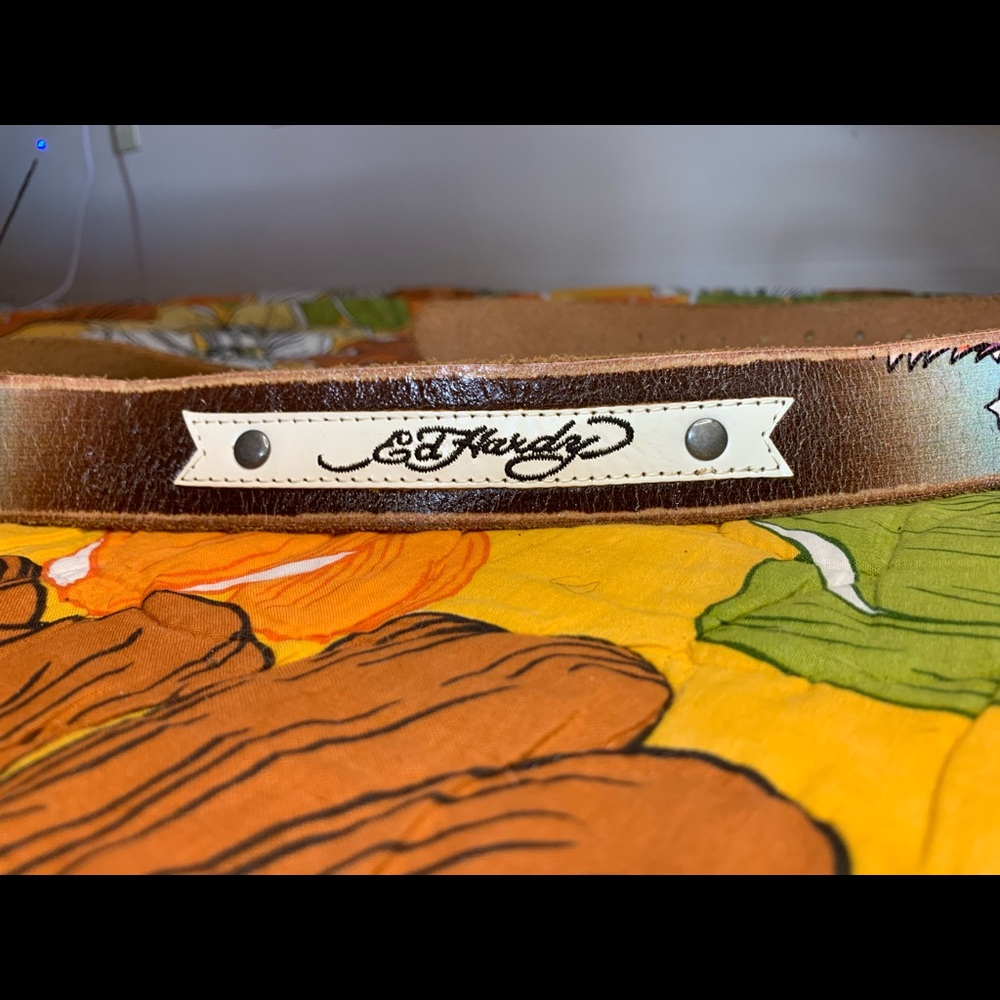 Vintage Ed Hardy belt